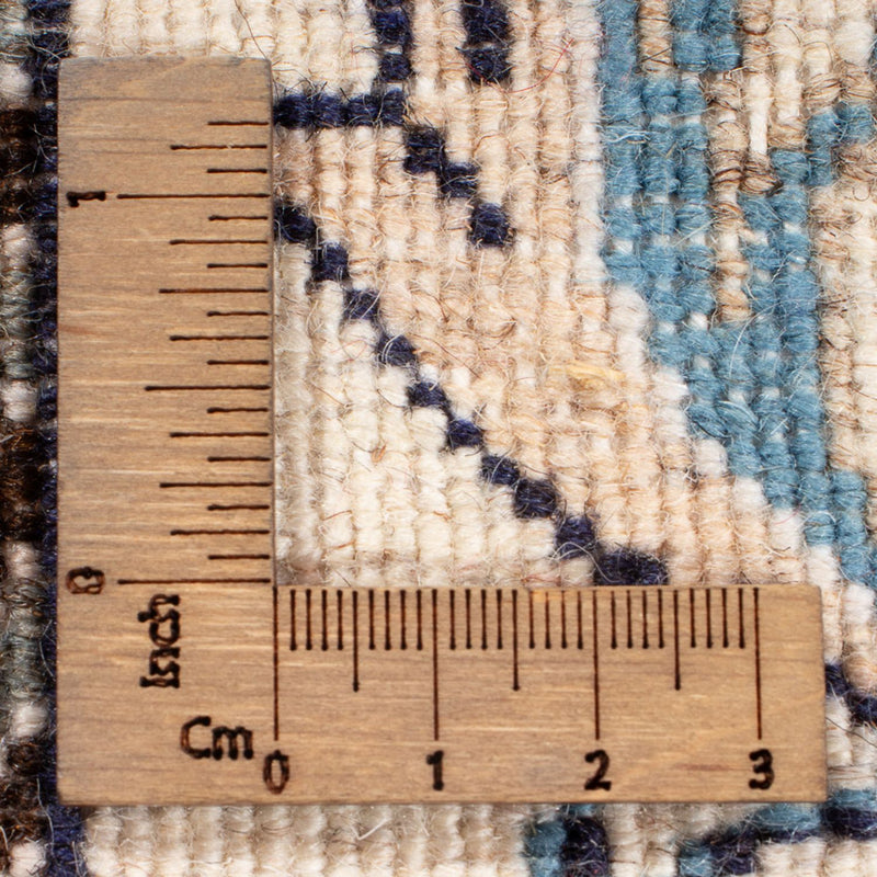 Biegacz Dywan perski - Nain - 198 x 78 cm - srebrny