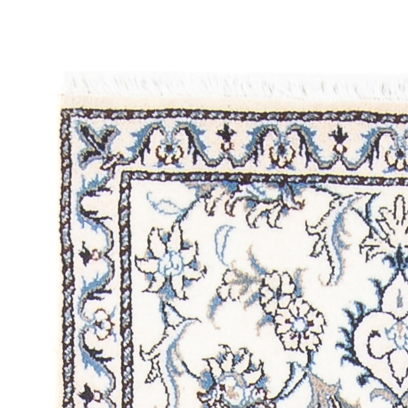 Biegacz Dywan perski - Nain - 200 x 77 cm - srebrny