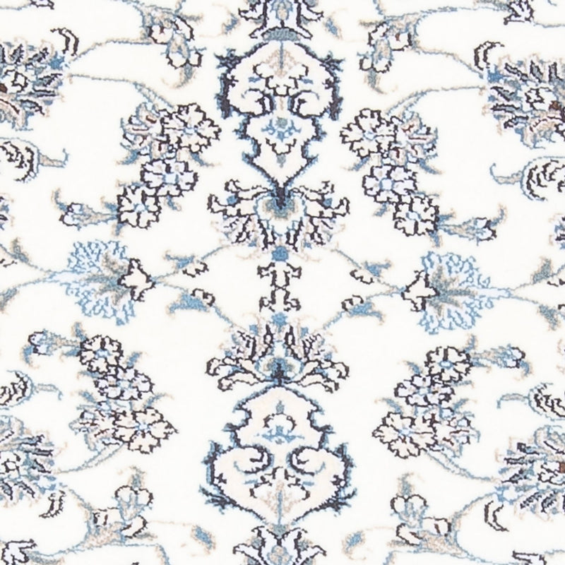 Biegacz Dywan perski - Nain - 188 x 84 cm - srebrny