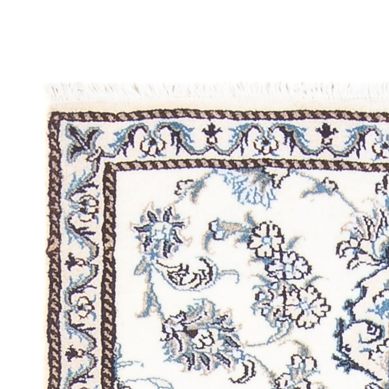 Biegacz Dywan perski - Nain - 188 x 84 cm - srebrny