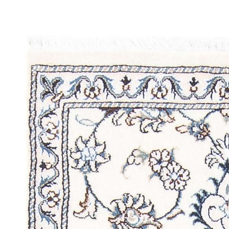 Biegacz Dywan perski - Nain - 197 x 76 cm - srebrny