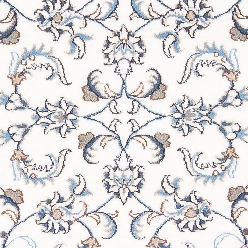 Biegacz Dywan perski - Nain - 200 x 80 cm - srebrny