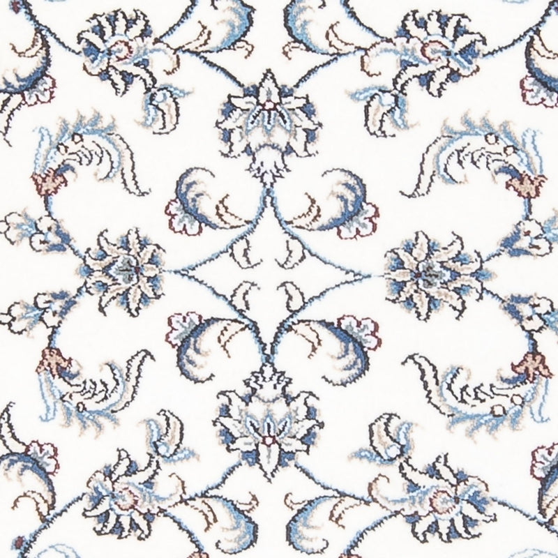 Biegacz Dywan perski - Nain - 202 x 78 cm - srebrny