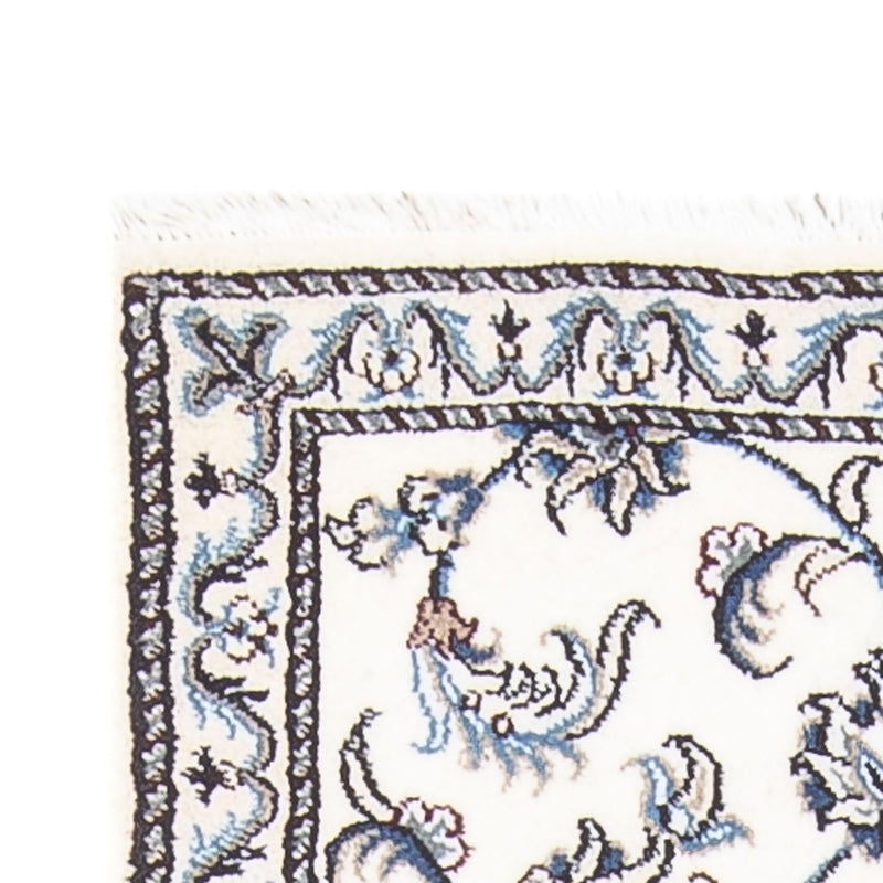 Biegacz Dywan perski - Nain - 202 x 78 cm - srebrny