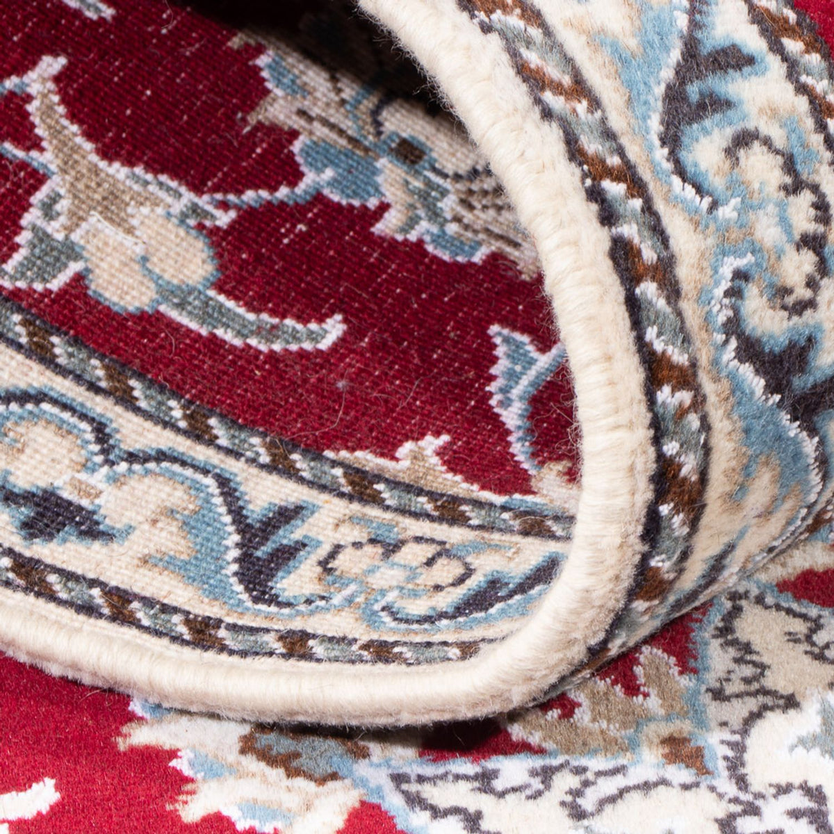 Biegacz Dywan perski - Nain - 196 x 76 cm - czerwony