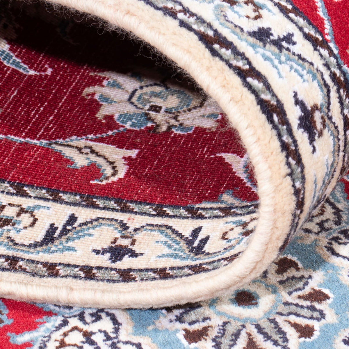 Biegacz Dywan perski - Nain - 200 x 78 cm - czerwony