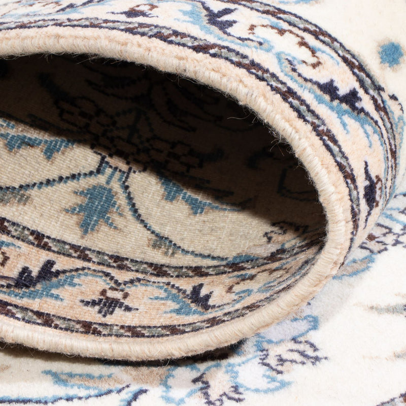 Dywan perski - Nain - 140 x 90 cm - srebrny