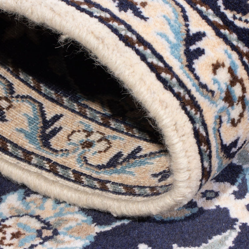 Dywan perski - Nain - 140 x 90 cm - ciemnoniebieski