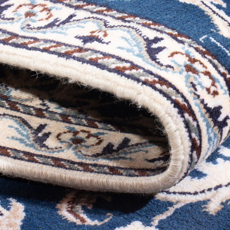 Dywan perski - Nain - 140 x 90 cm - ciemnoniebieski