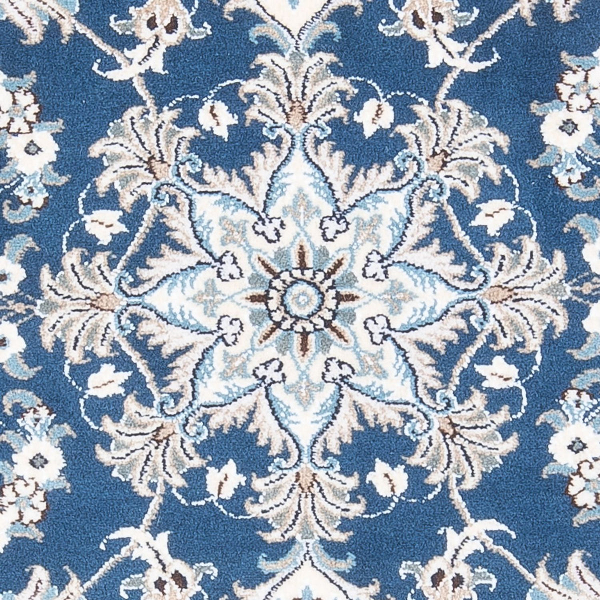 Dywan perski - Nain - 140 x 90 cm - niebieski