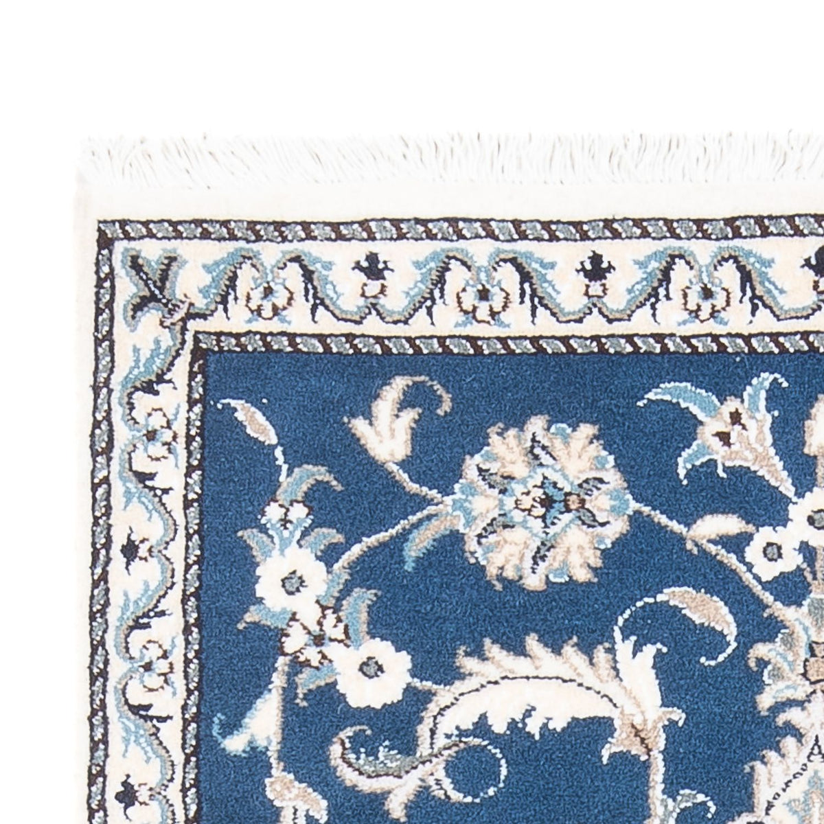 Dywan perski - Nain - 140 x 90 cm - niebieski