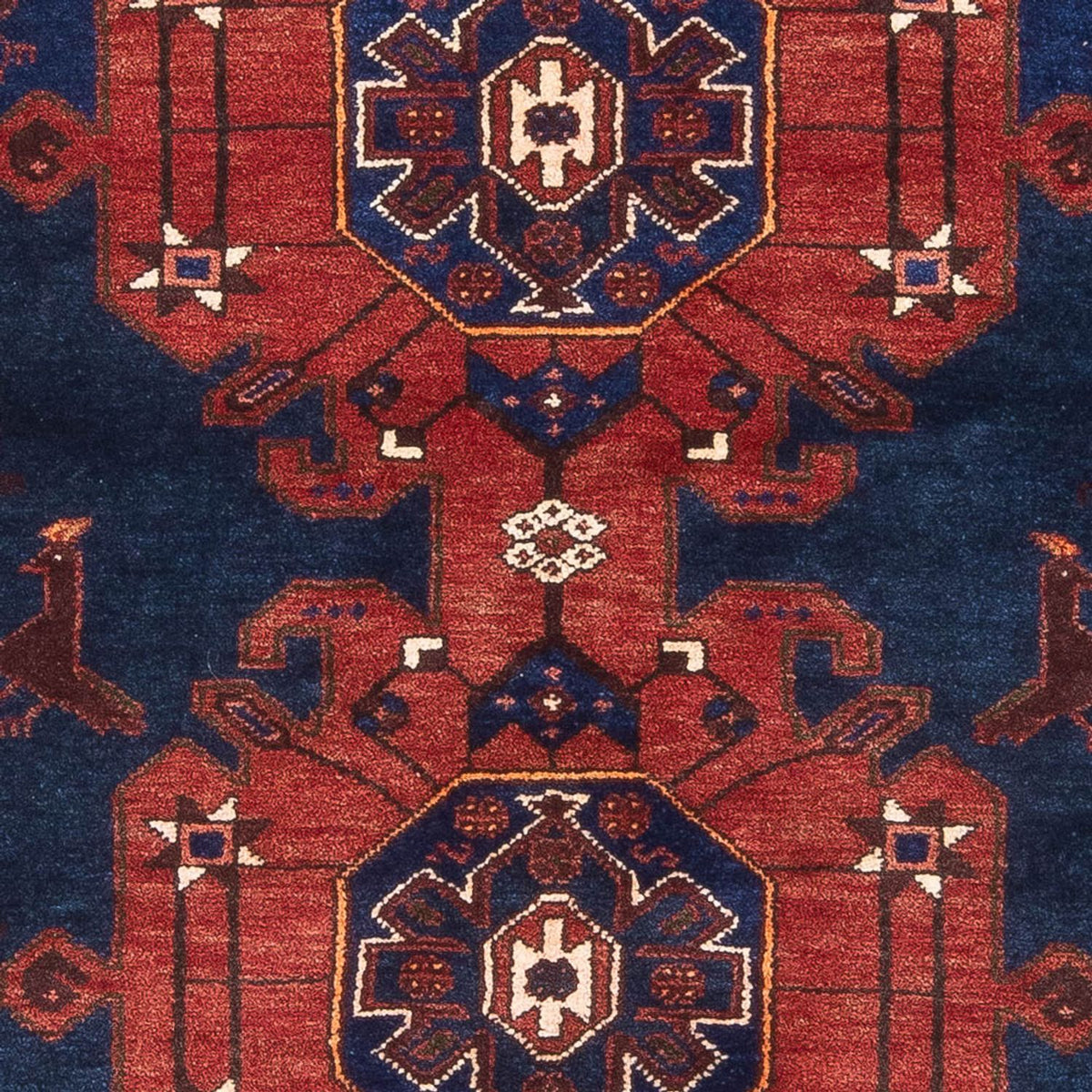 Perski dywan - Nomadyczny - 197 x 136 cm - niebieski