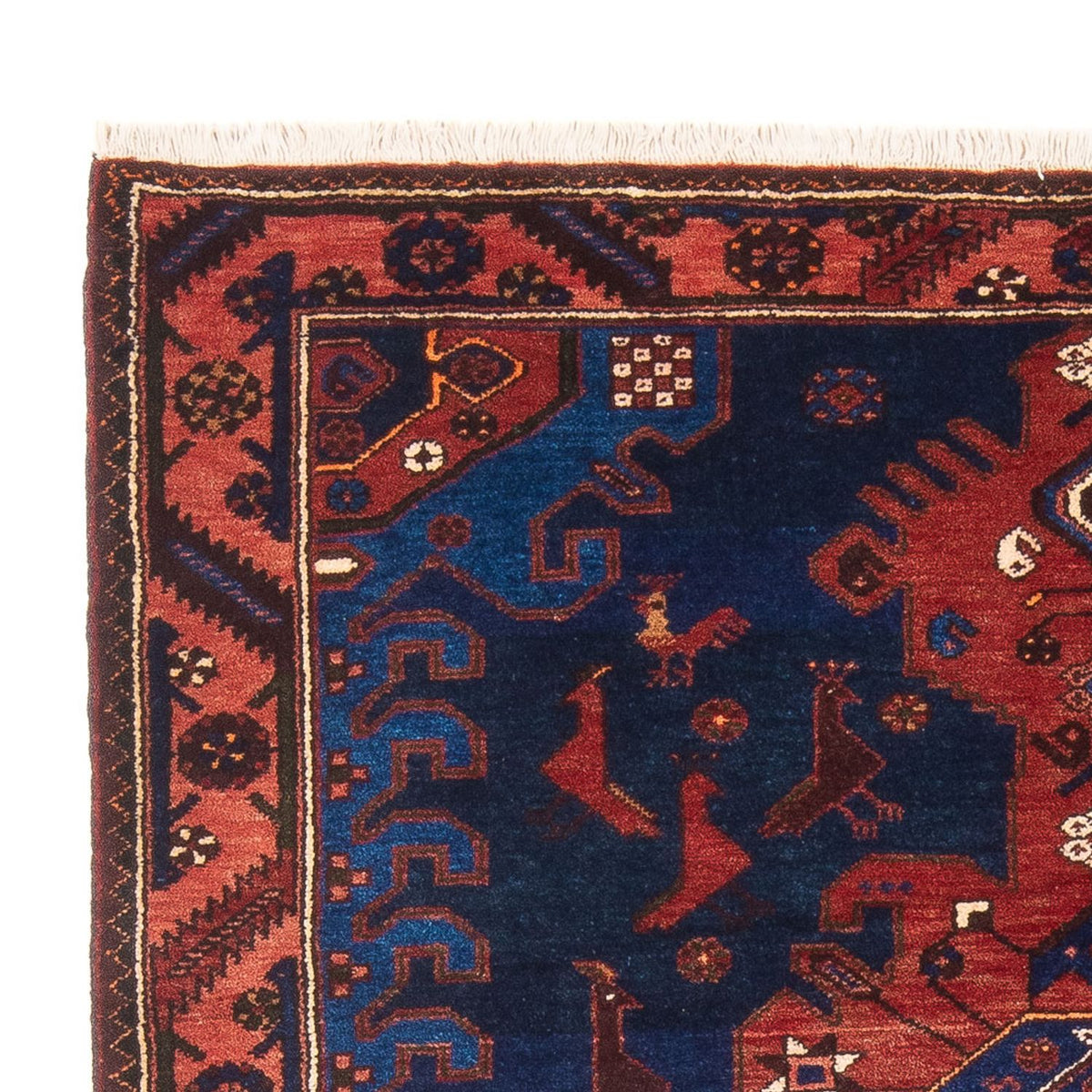 Perski dywan - Nomadyczny - 197 x 136 cm - niebieski