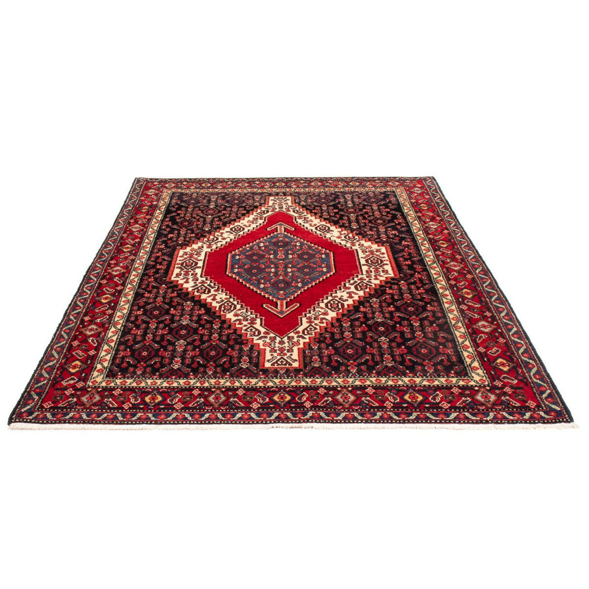 Dywan perski - Klasyczny - 196 x 140 cm - ciemnoniebieski