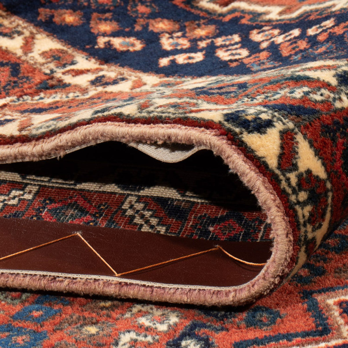 Perski dywan - Nomadyczny - 208 x 142 cm - czerwony