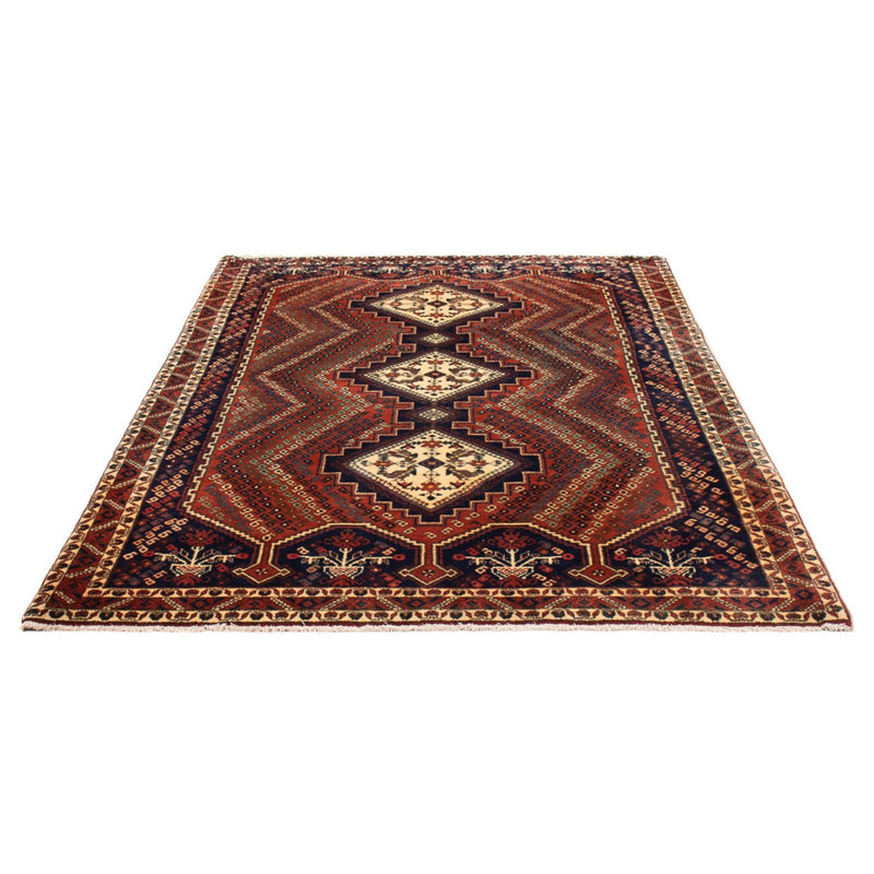 Perski dywan - Nomadyczny - 208 x 142 cm - czerwony