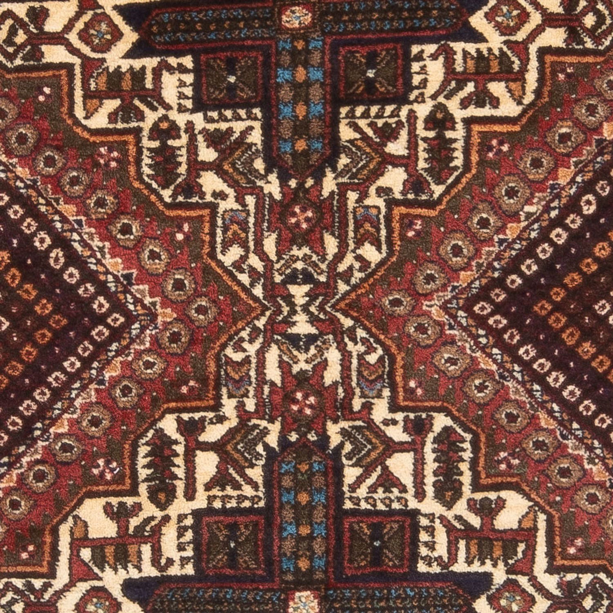 Perski dywan - Nomadyczny - 180 x 138 cm - czerwony