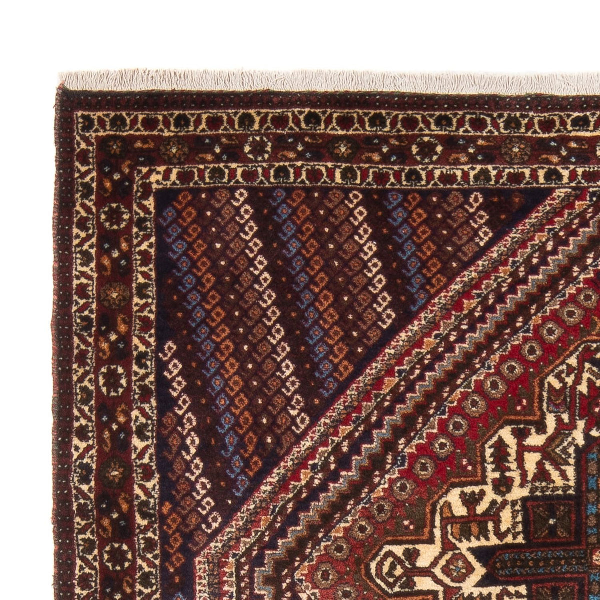 Perski dywan - Nomadyczny - 180 x 138 cm - czerwony