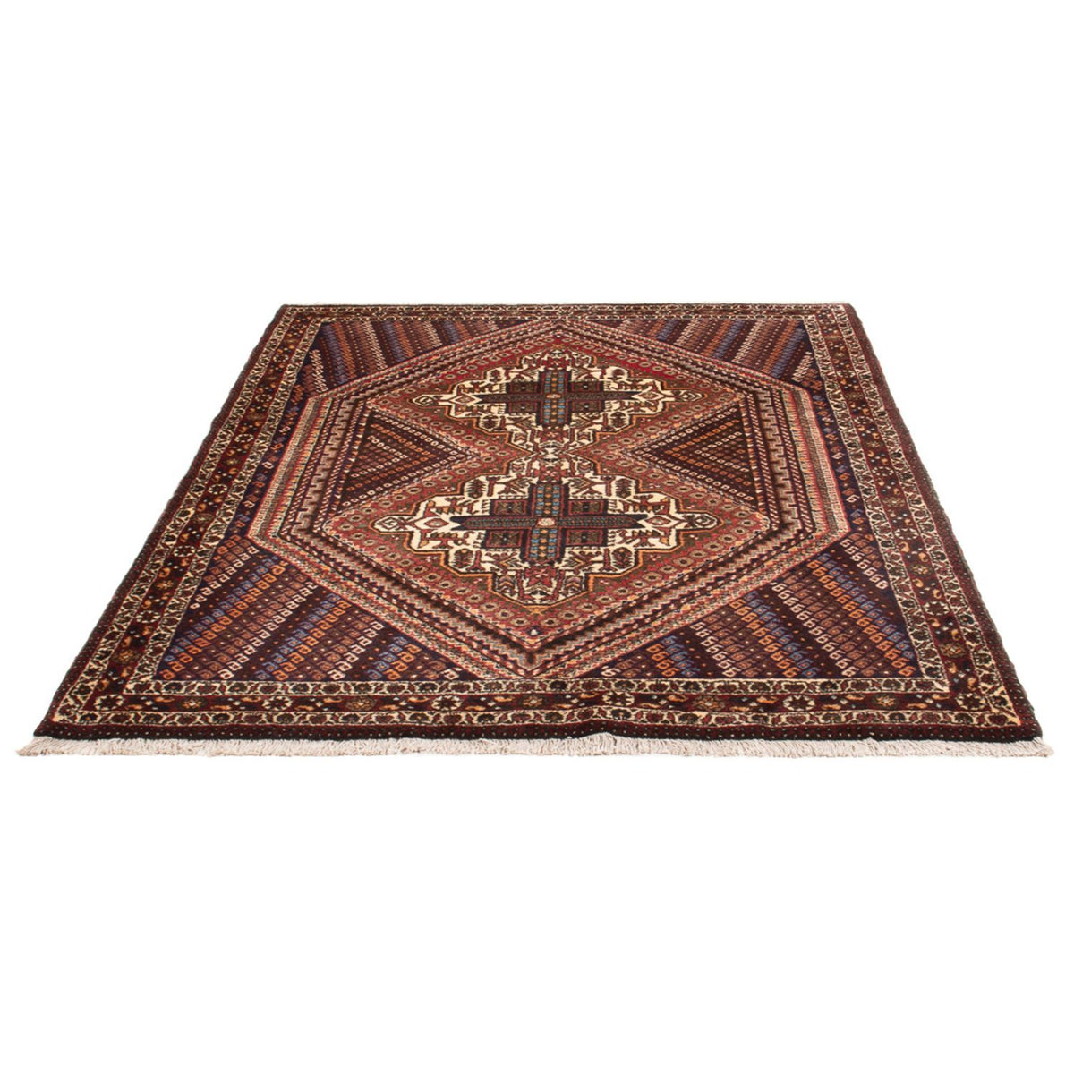 Perski dywan - Nomadyczny - 180 x 138 cm - czerwony