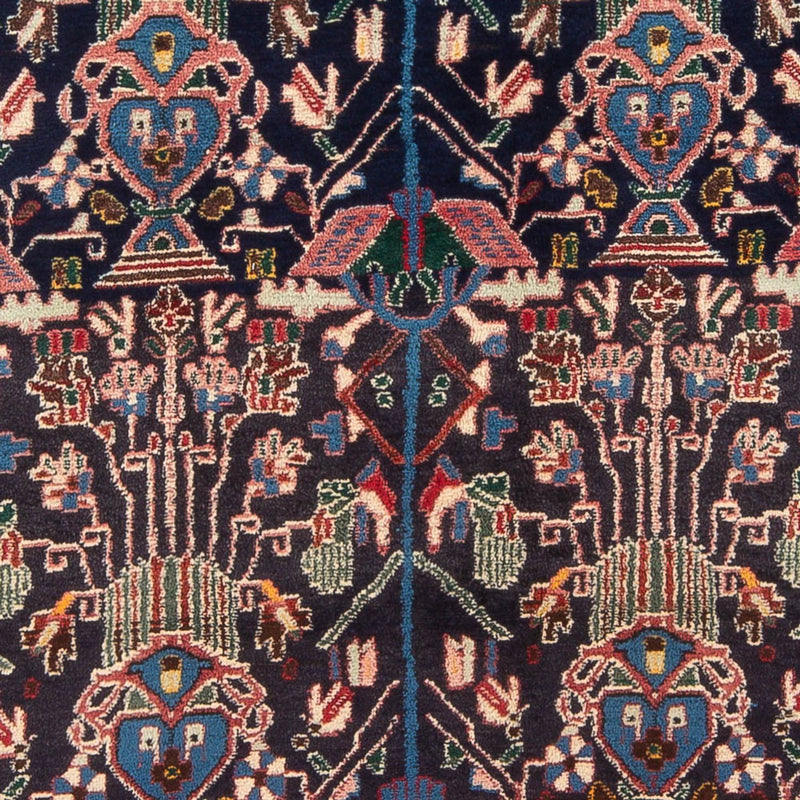 Perski dywan - Nomadyczny - 210 x 148 cm - ciemnoniebieski