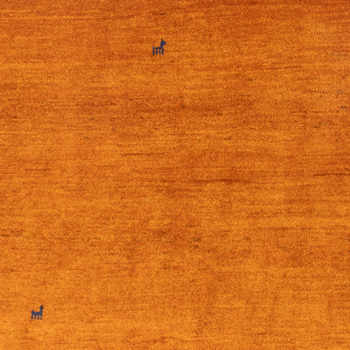 Dywan Gabbeh - perski - 181 x 121 cm - pomarańczowy