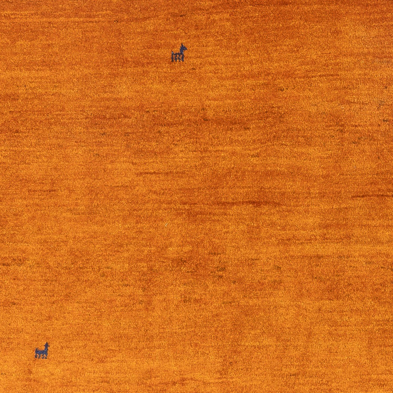 Dywan Gabbeh - perski - 181 x 121 cm - pomarańczowy