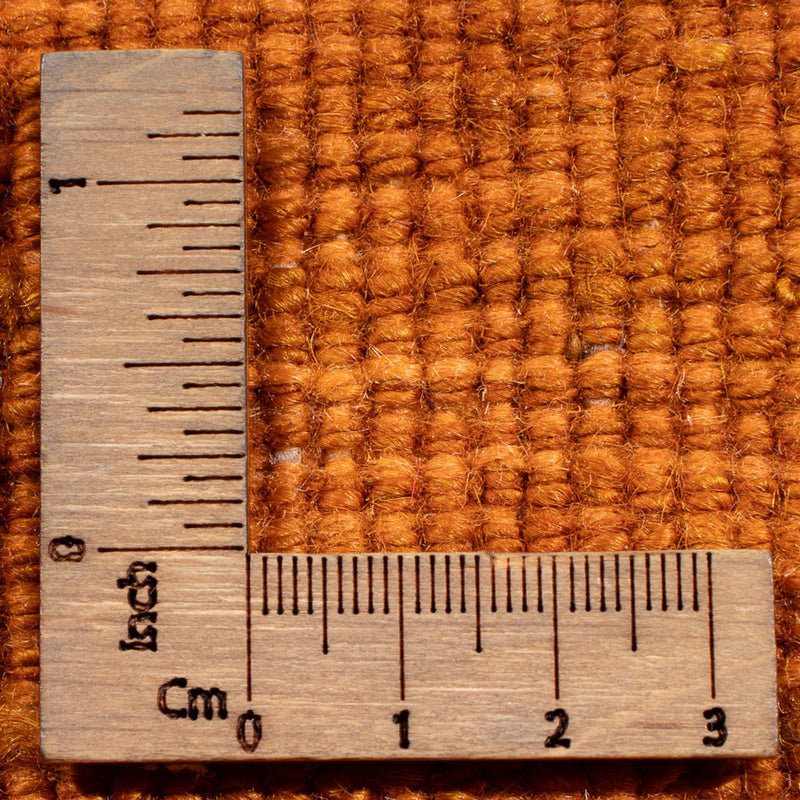 Dywan Gabbeh - perski - 181 x 121 cm - pomarańczowy