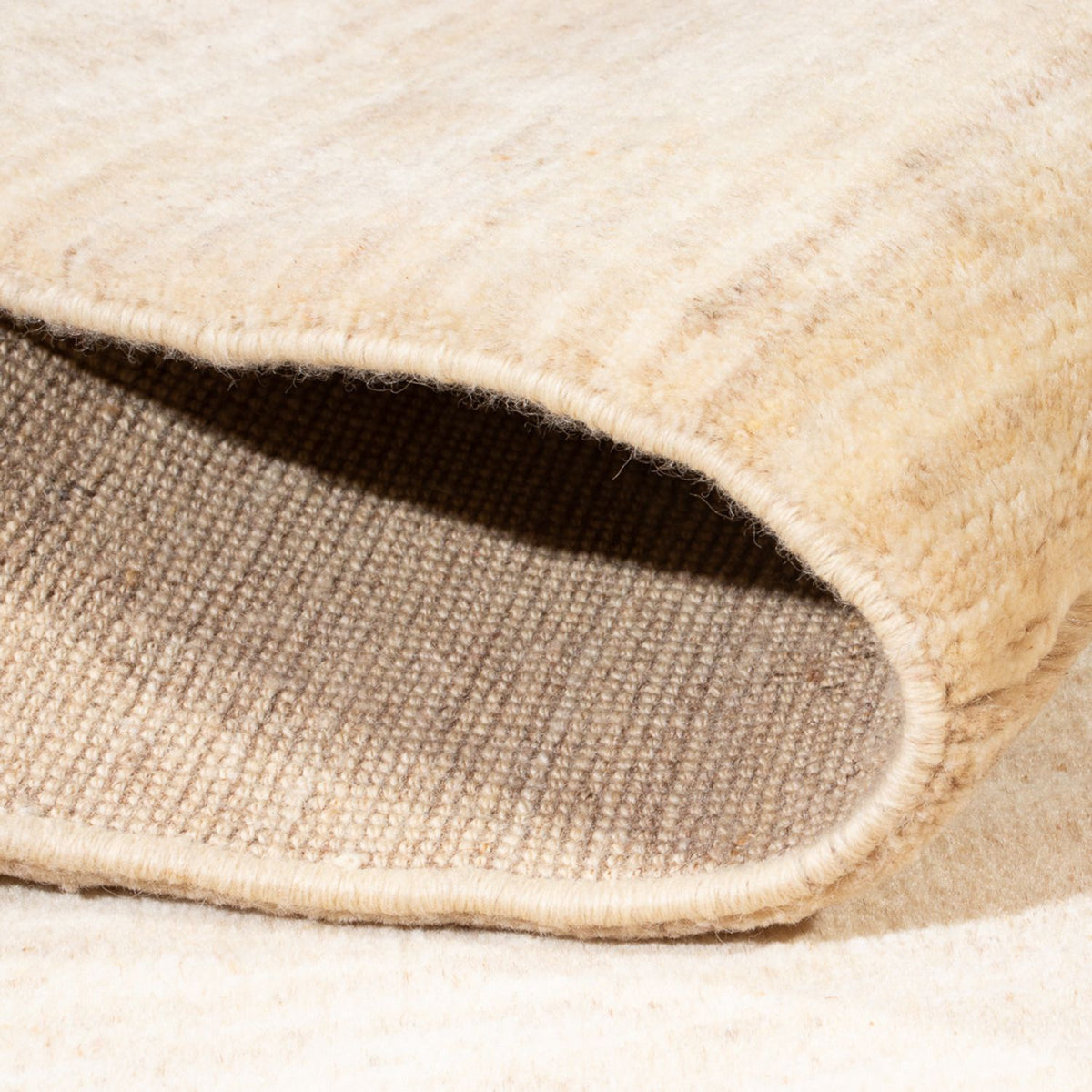 Dywan Gabbeh - perski - 171 x 120 cm - biały