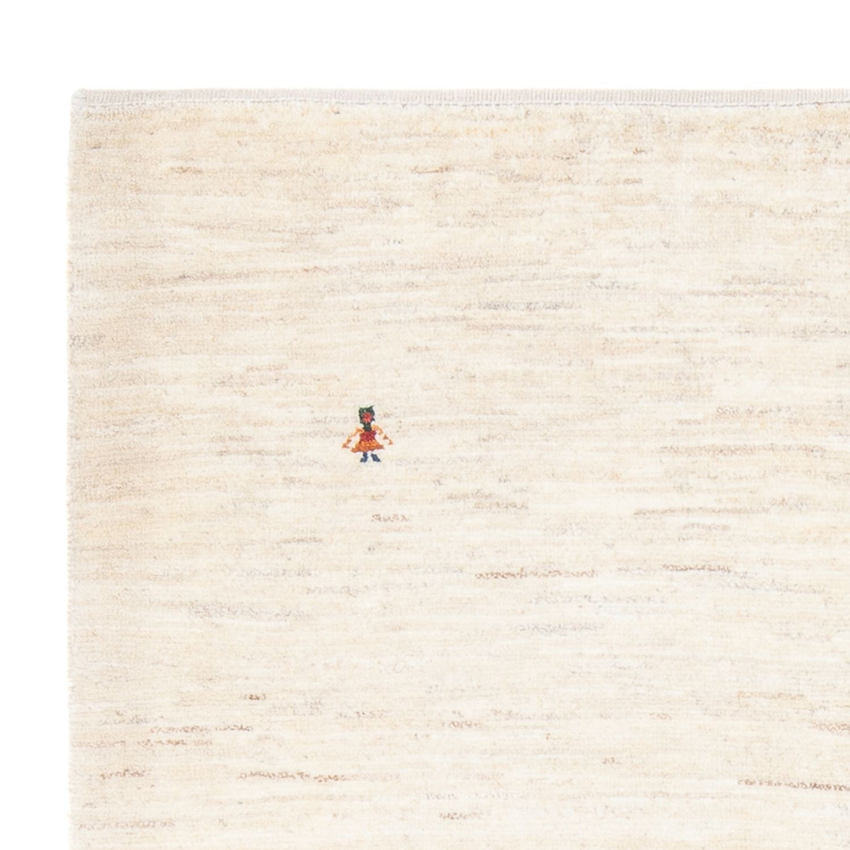 Dywan Gabbeh - perski - 167 x 125 cm - biały