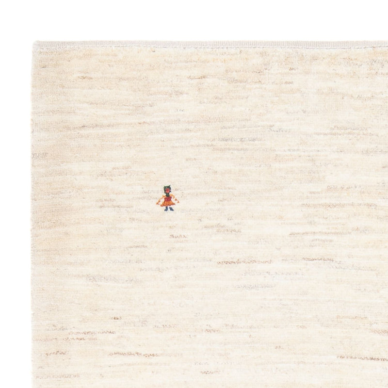 Dywan Gabbeh - perski - 167 x 125 cm - biały