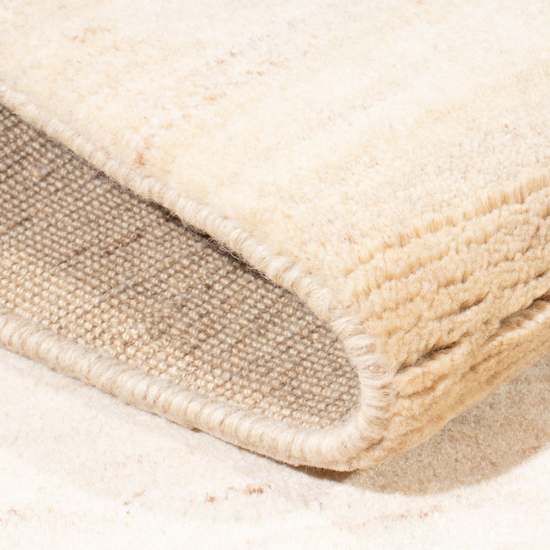 Dywan Gabbeh - perski - 167 x 125 cm - biały