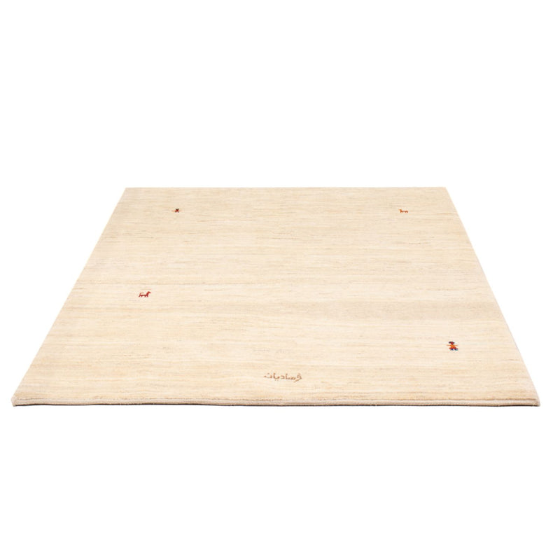 Dywan Gabbeh - perski - 167 x 125 cm - biały