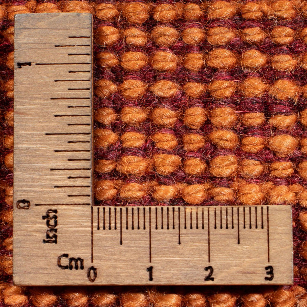 Dywan Gabbeh - perski - 194 x 118 cm - pomarańczowy