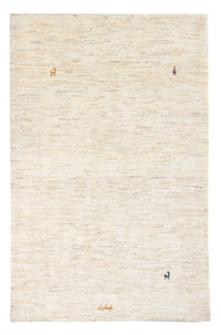 Dywan Gabbeh - perski - 170 x 120 cm - srebrny