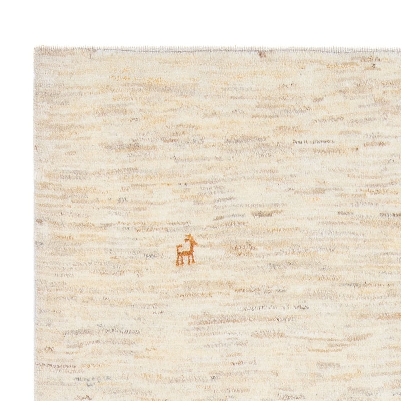 Dywan Gabbeh - perski - 170 x 120 cm - srebrny