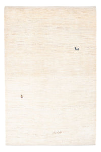 Dywan Gabbeh - perski - 176 x 120 cm - biały