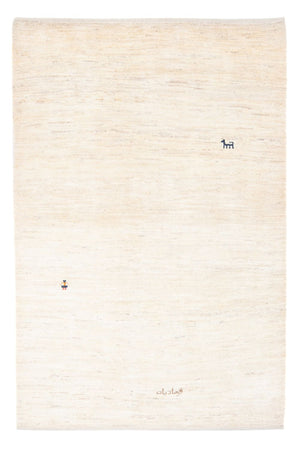 Dywan Gabbeh - perski - 176 x 120 cm - biały