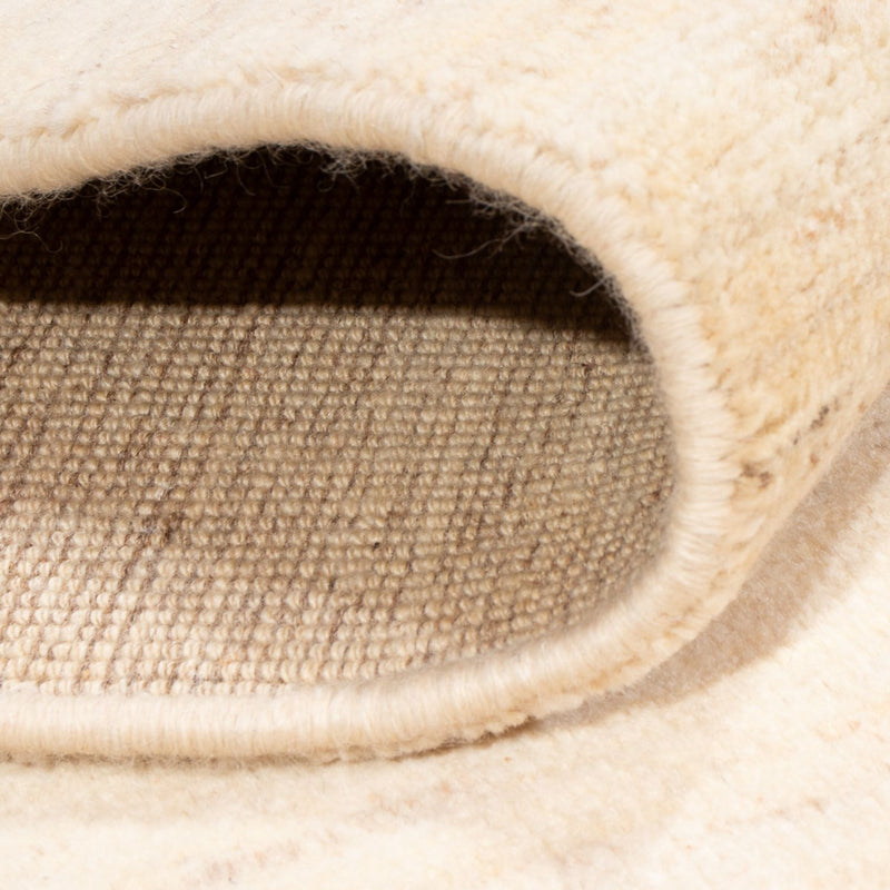 Dywan Gabbeh - perski - 176 x 120 cm - biały