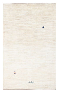 Dywan Gabbeh - perski - 163 x 110 cm - jasnoszary