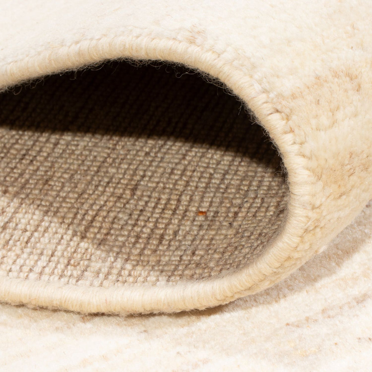 Dywan Gabbeh - perski - 163 x 110 cm - jasnoszary