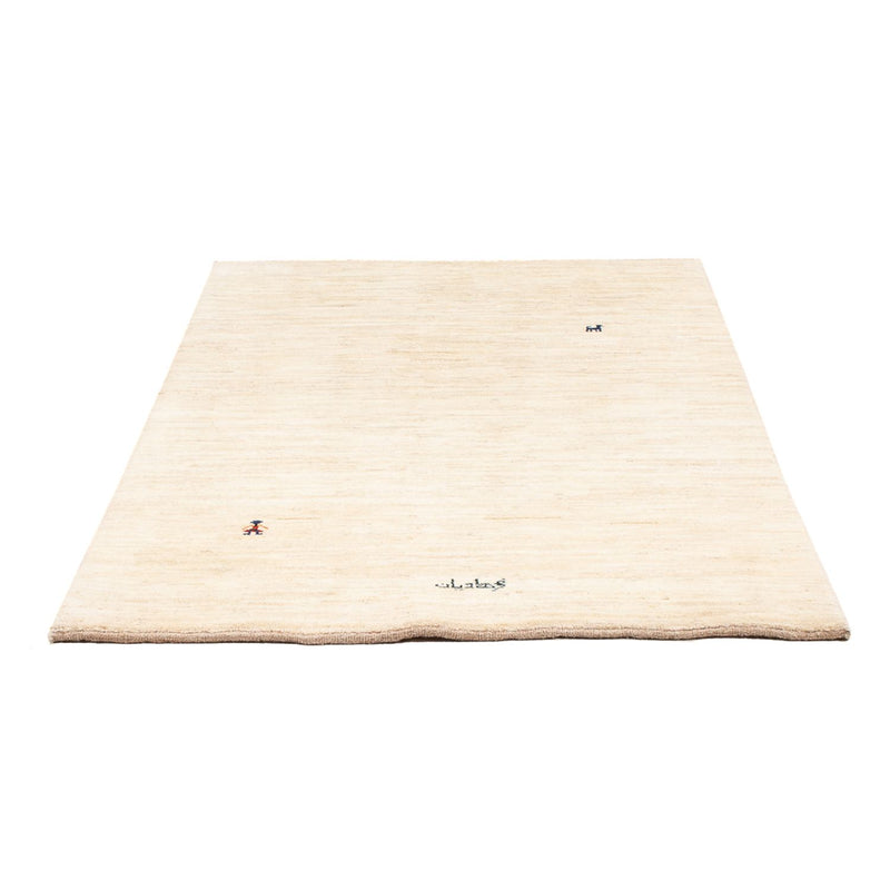 Dywan Gabbeh - perski - 163 x 110 cm - jasnoszary