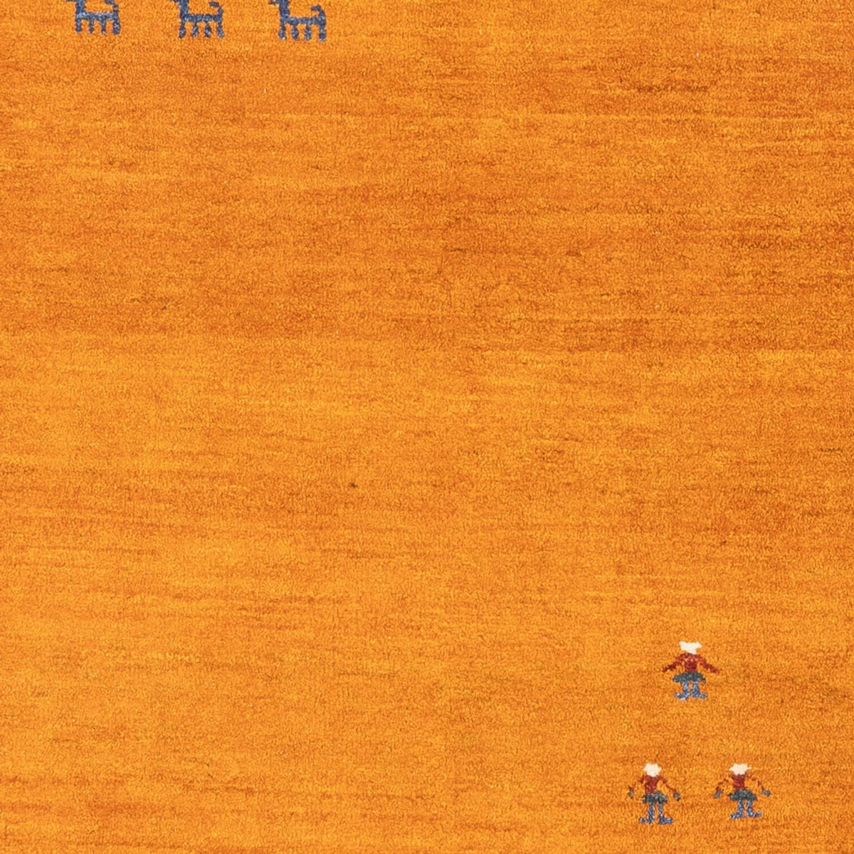 Dywan Gabbeh - perski - 176 x 115 cm - pomarańczowy