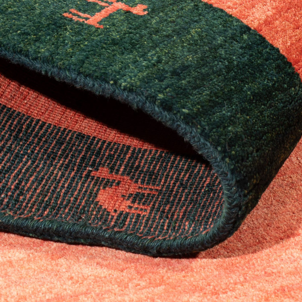 Dywan Gabbeh - perski - 183 x 122 cm - wielokolorowy