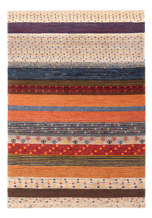 Dywan Gabbeh - perski - 177 x 123 cm - wielokolorowy