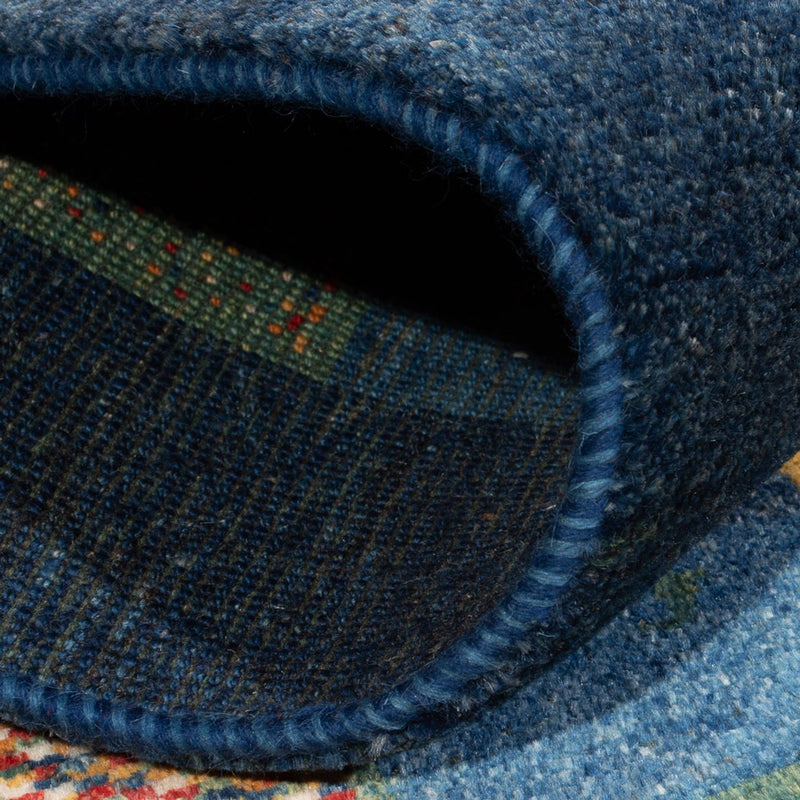 Dywan Gabbeh - perski - 146 x 101 cm - wielokolorowy