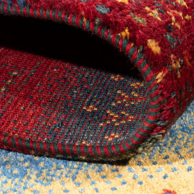 Dywan Gabbeh - perski - 188 x 121 cm - wielokolorowy