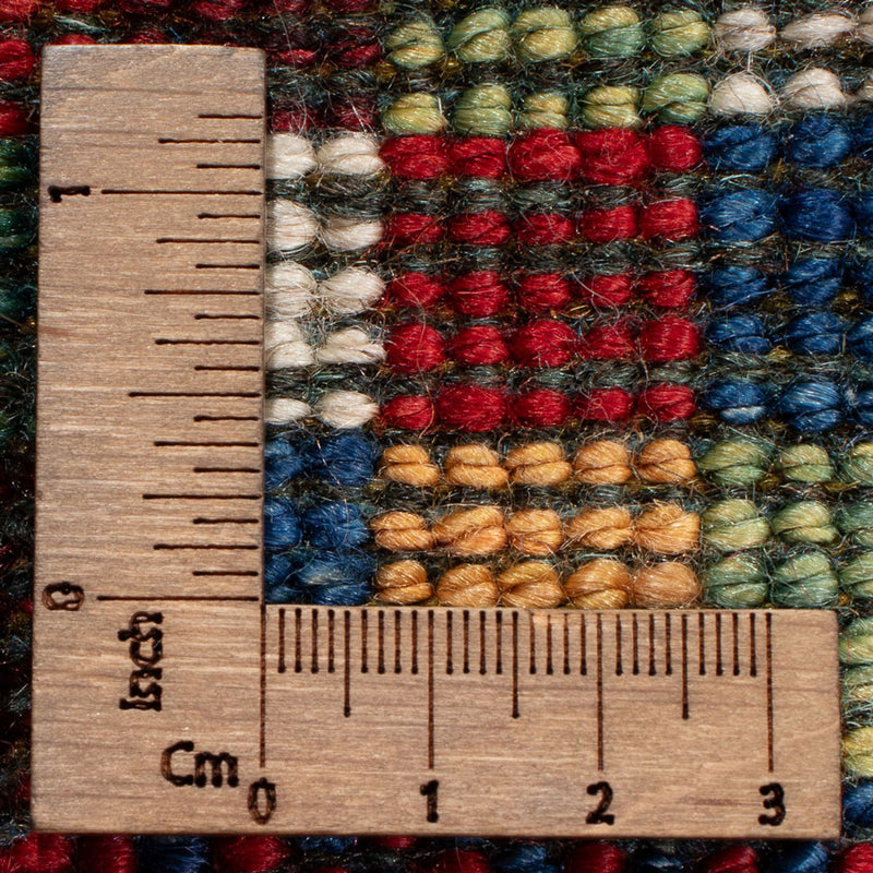 Dywan Gabbeh - perski - 158 x 100 cm - wielokolorowy