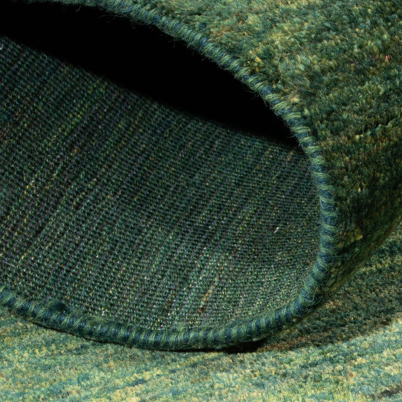 Dywan Gabbeh - perski - 182 x 116 cm - zieleń miętowa