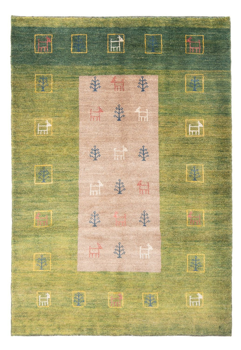 Dywan Gabbeh - perski - 190 x 119 cm - wielokolorowy