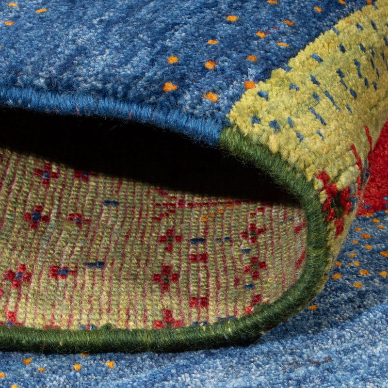 Dywan Gabbeh - perski - 178 x 119 cm - wielokolorowy